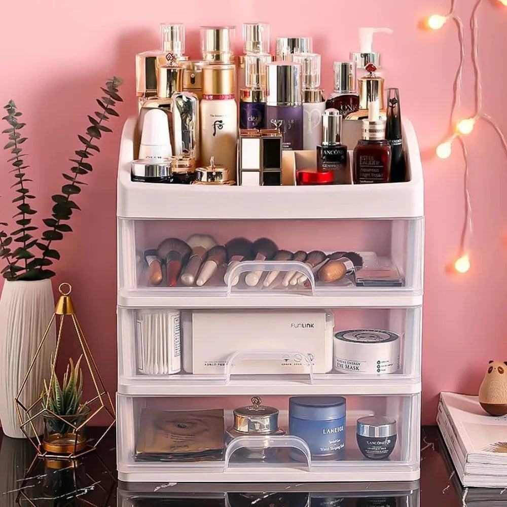 AEDG Multi-Layer Desktop Storage Box Cabinet Cosmetics Jewelry