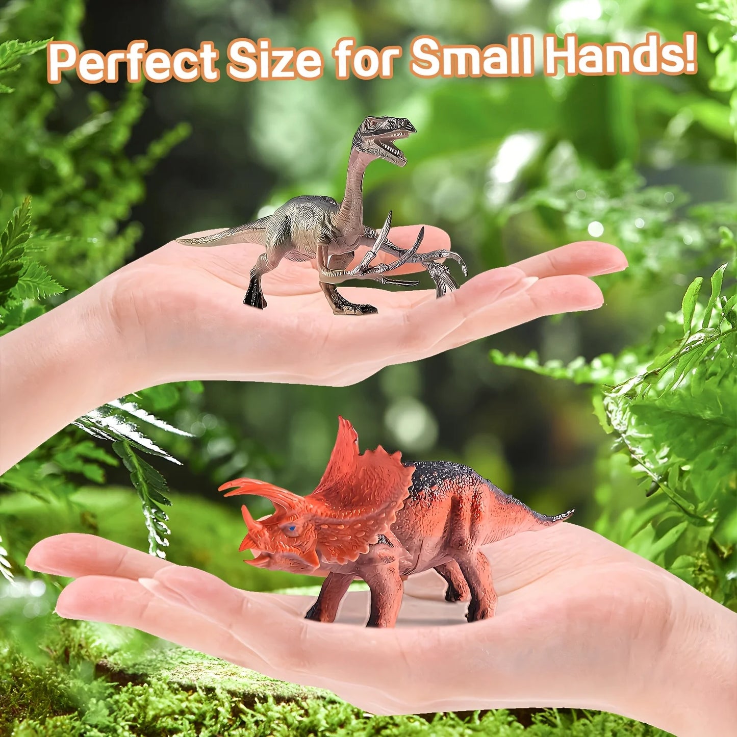 47 Pieces Dinosaur Toys Set Realistic Jurassic Models With Egg Tree Fence