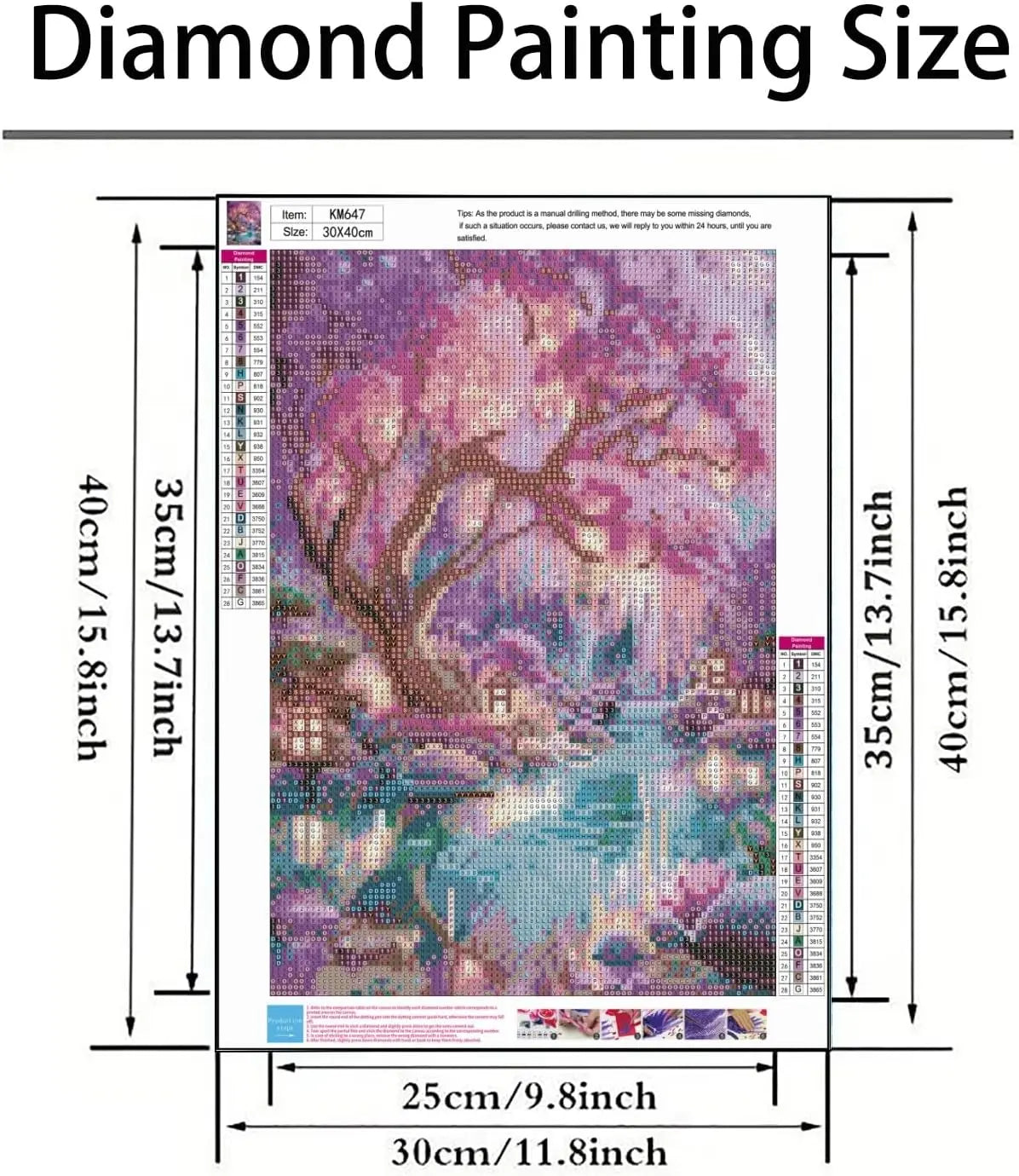 Glowing Forest Diamond Painting Kit for Adults 5D Round Drills