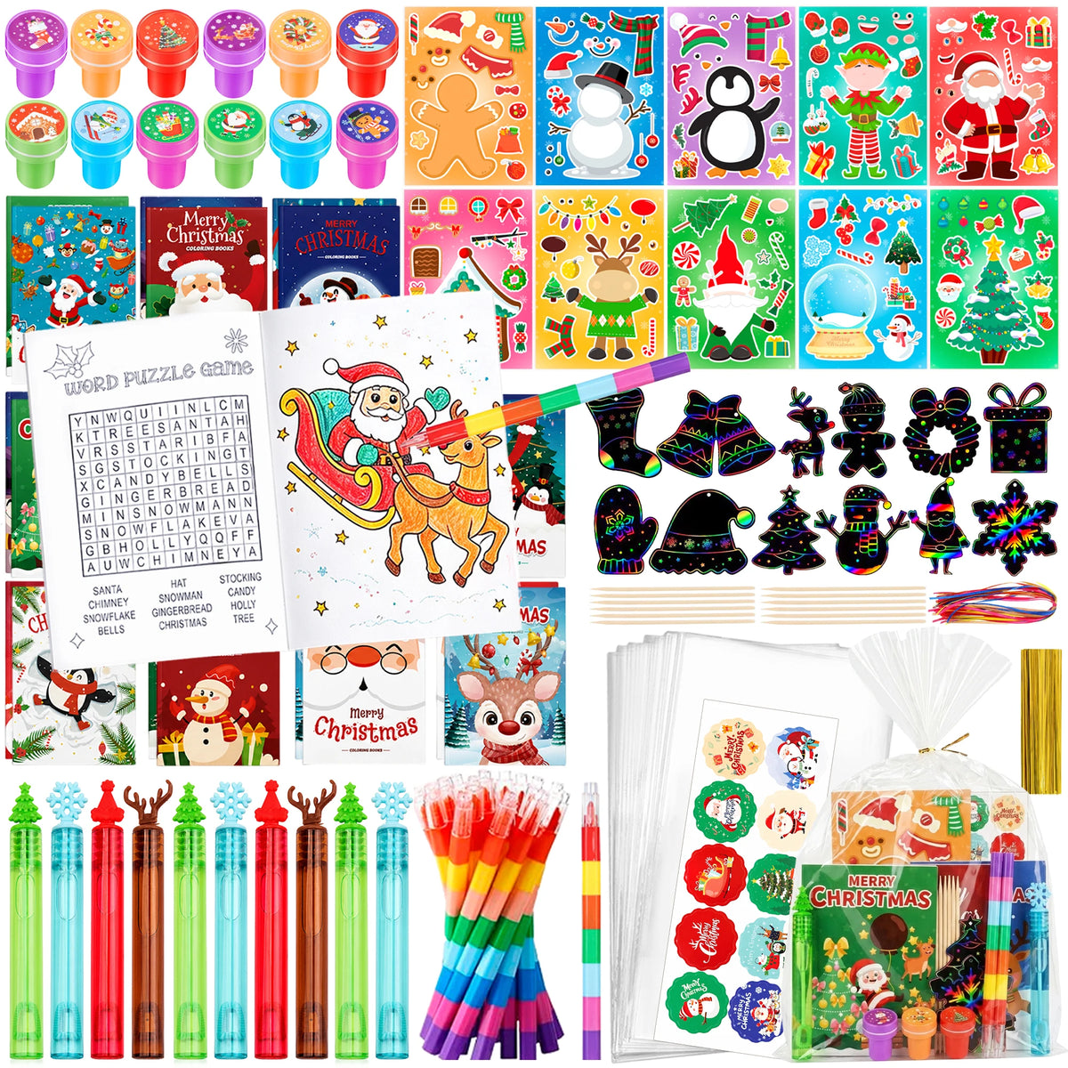 Christmas Party Favor and Activity Set
