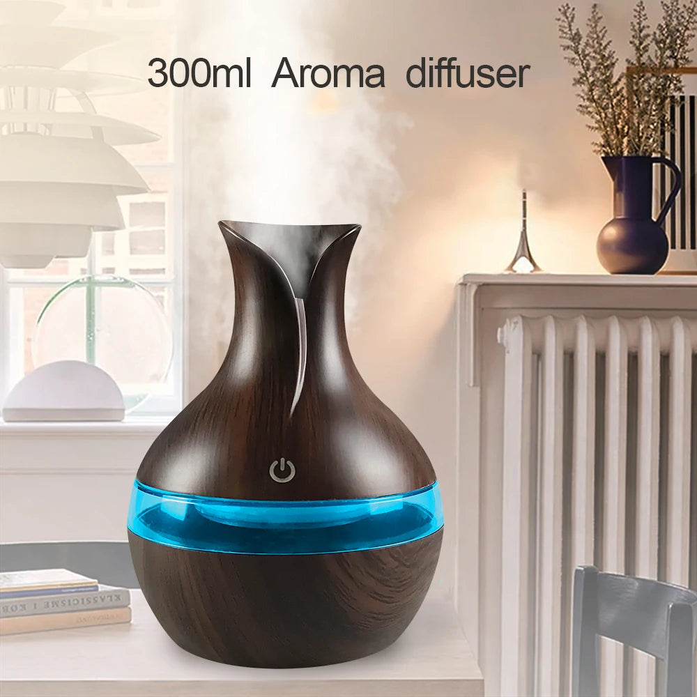 Miflame Mini USB Diffuser Humidifier With 7 Colors Led