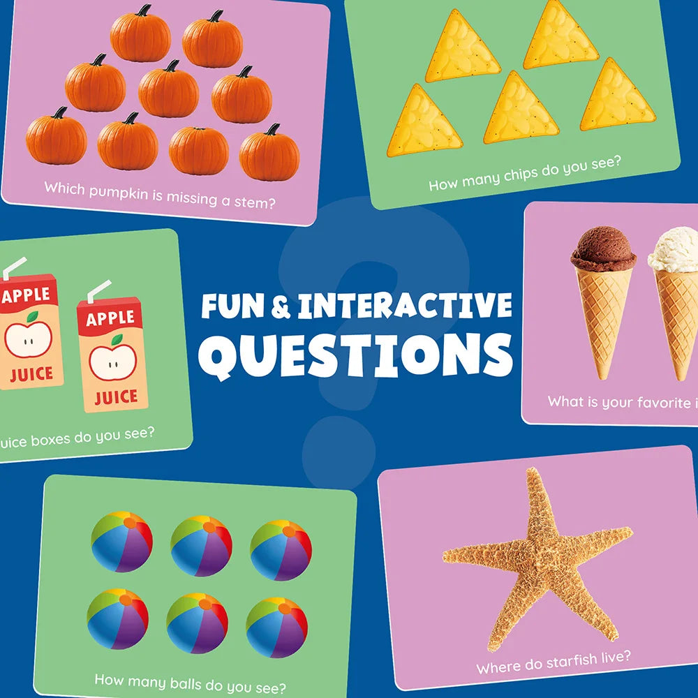 Double Sided Alphabet and Numbers Flash Cards for Toddlers