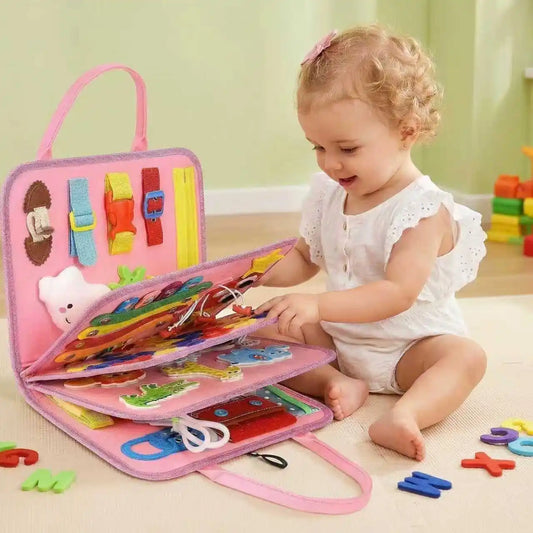 7-in-1 Felt Busy Board Educational Toy for Toddlers