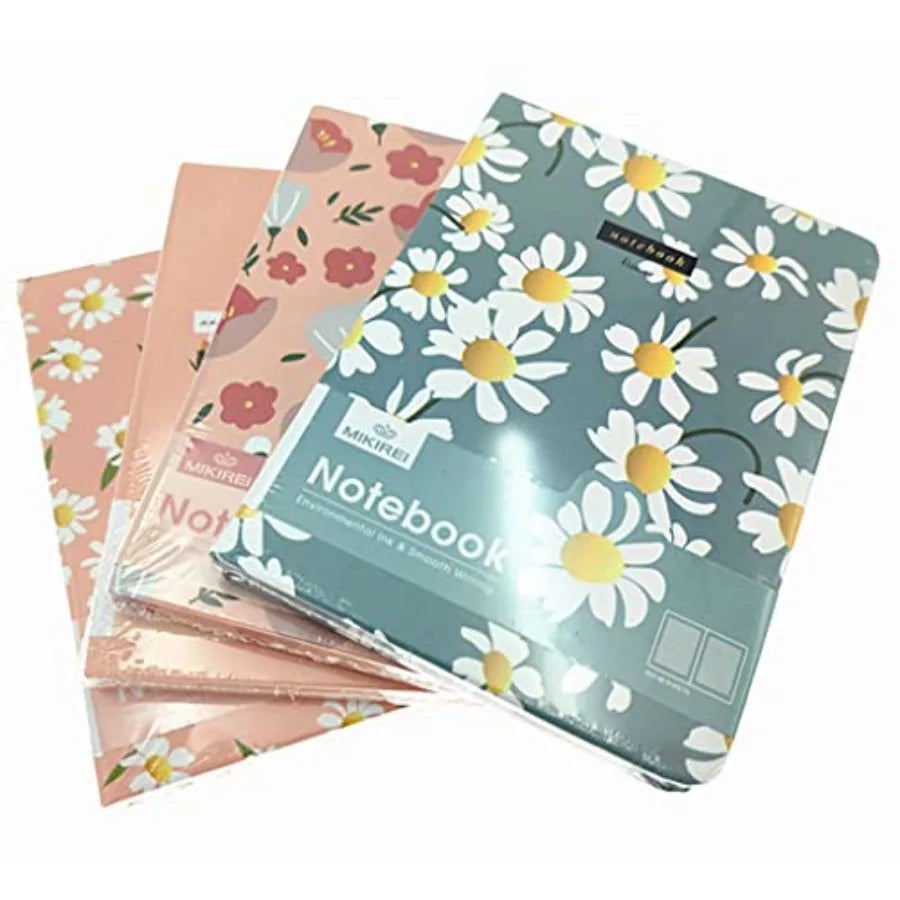 4 Pack Hardcover Notebooks Journal Ruled Pocket Steno Planner