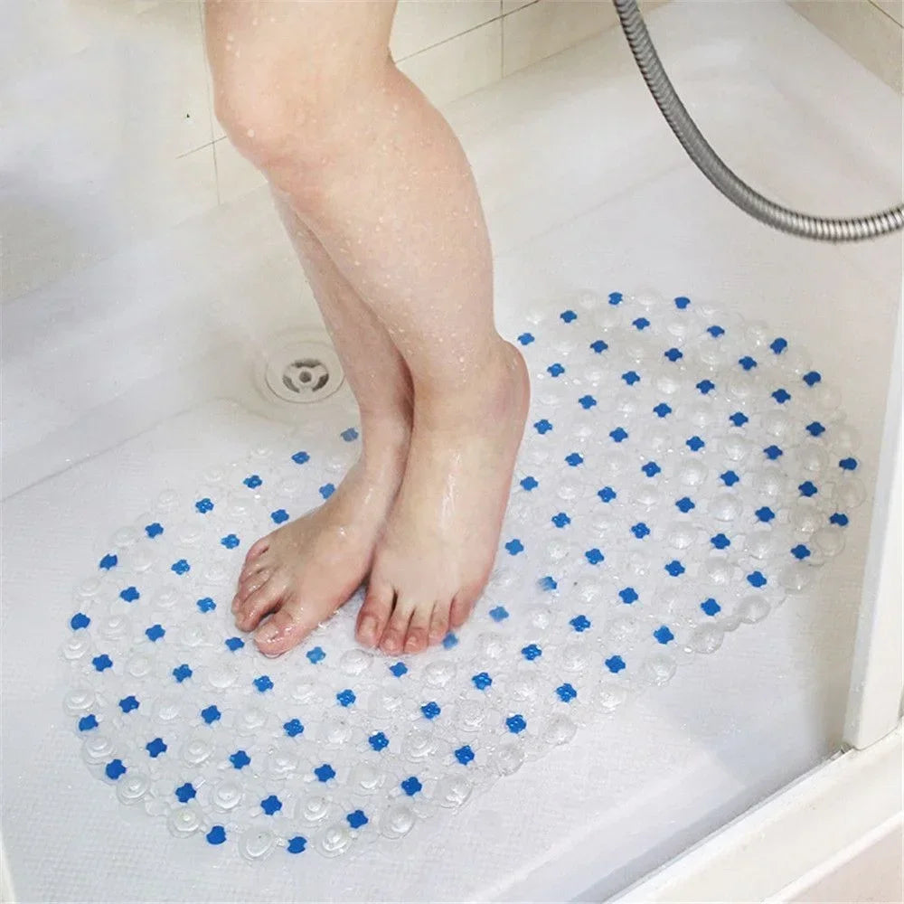 PVC Anti Skid Bath Mat With Suction Cups Anti Slip