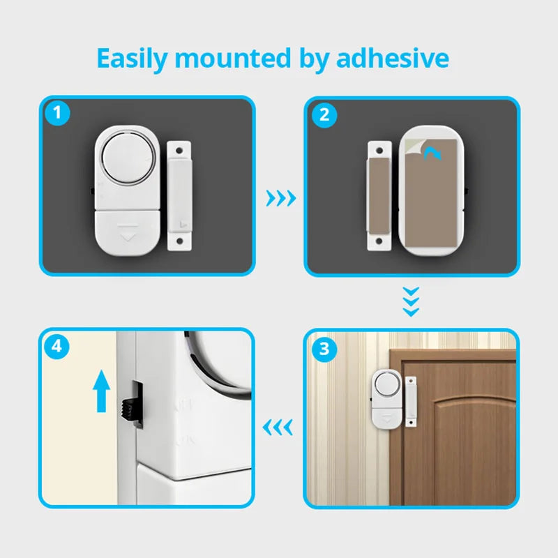 KERUI Battery Independent Window Door Sensor With 90dB Wireless Alarm