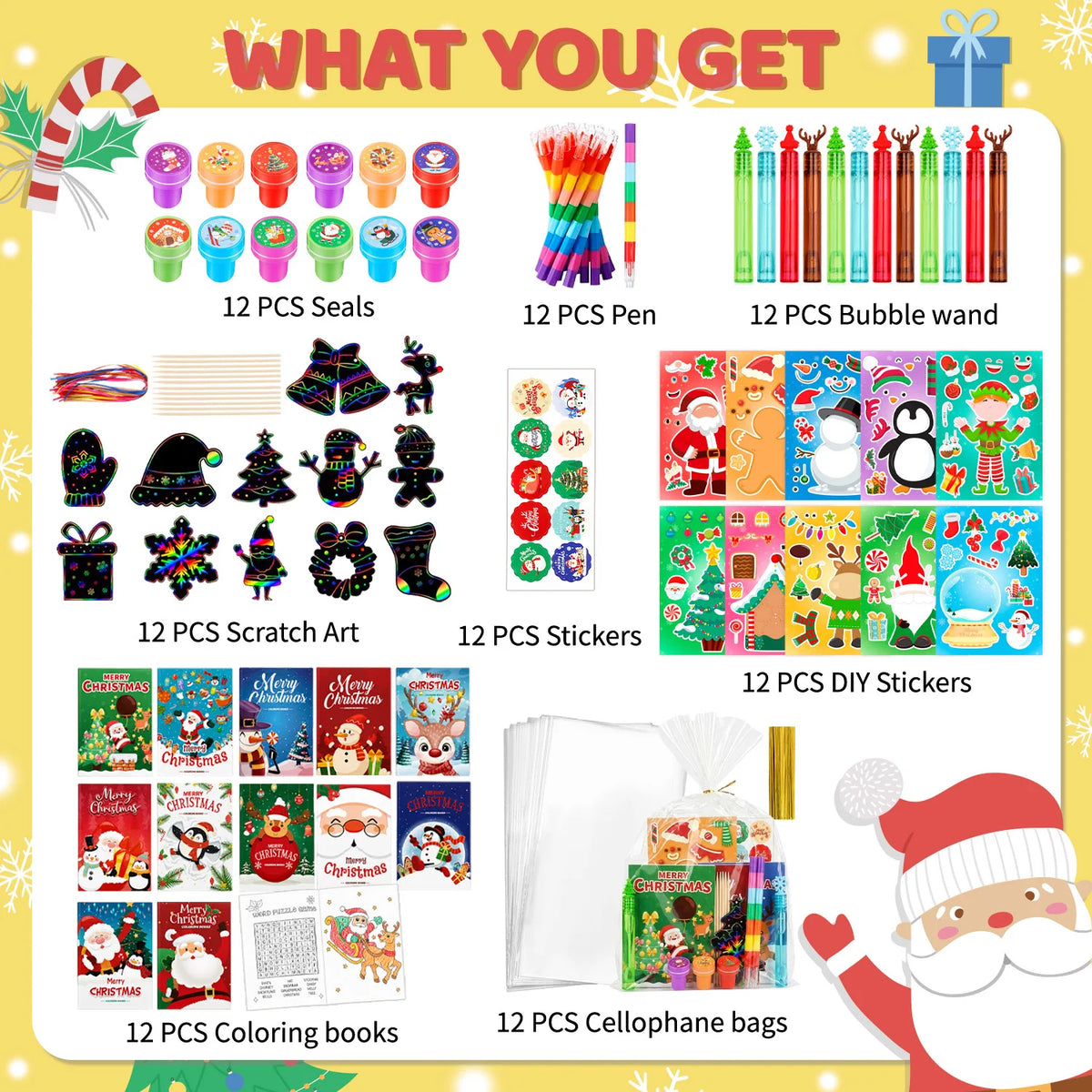 Christmas Party Favor and Activity Set