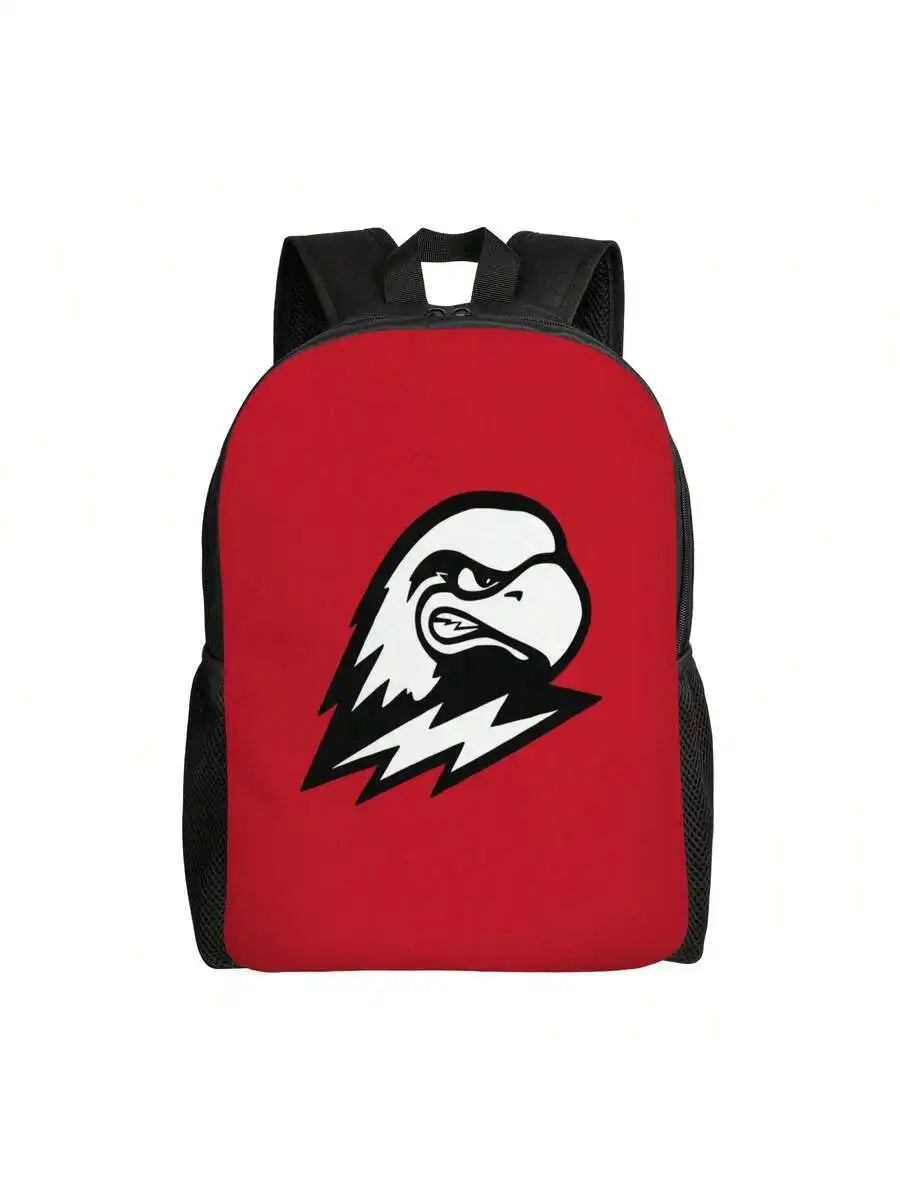 Logo Backpack For Adults Unisex Casual School Travel Bag Polyester