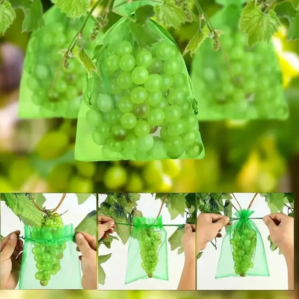 Fruit Protection Bags Anti Bird Mesh Netting Garden Plants
