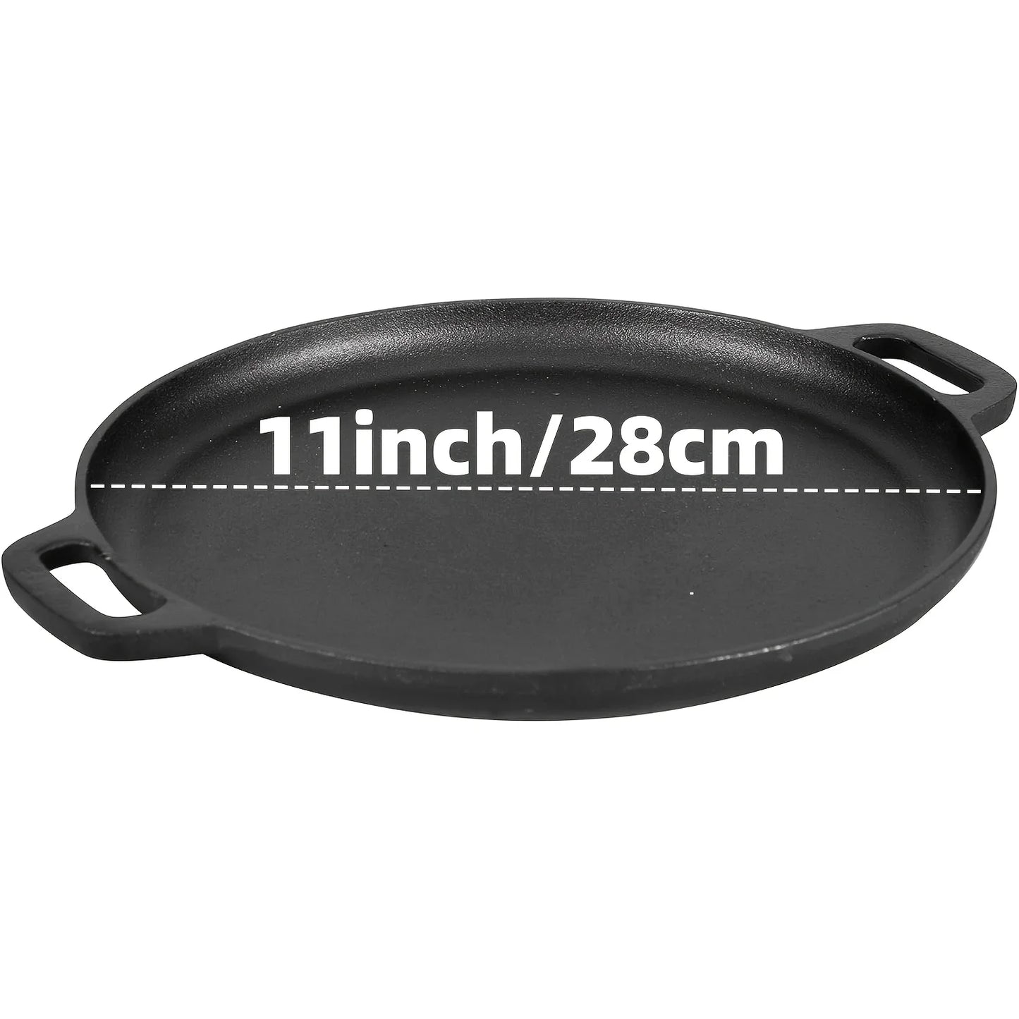 AEDG 3 Piece Cast Iron Skillet Set