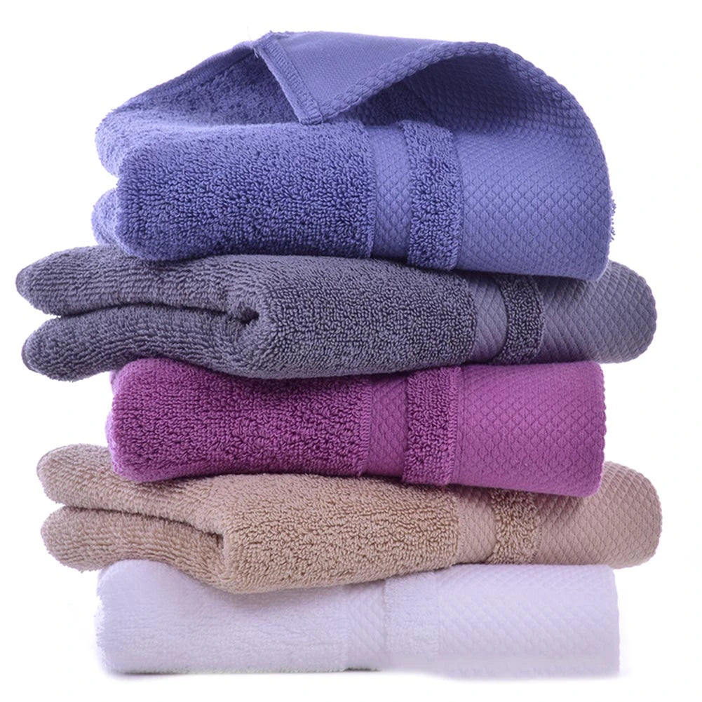 Plain Cotton Hand Towels Super Absorbent for Bathroom Use