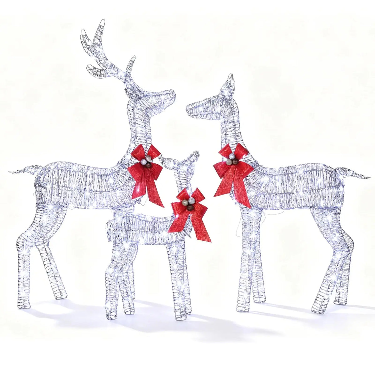 HiMISS Lighted Christmas Reindeer Decoration