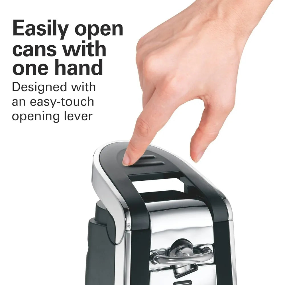 Smooth Touch Electric Automatic Can Opener With Push Lever