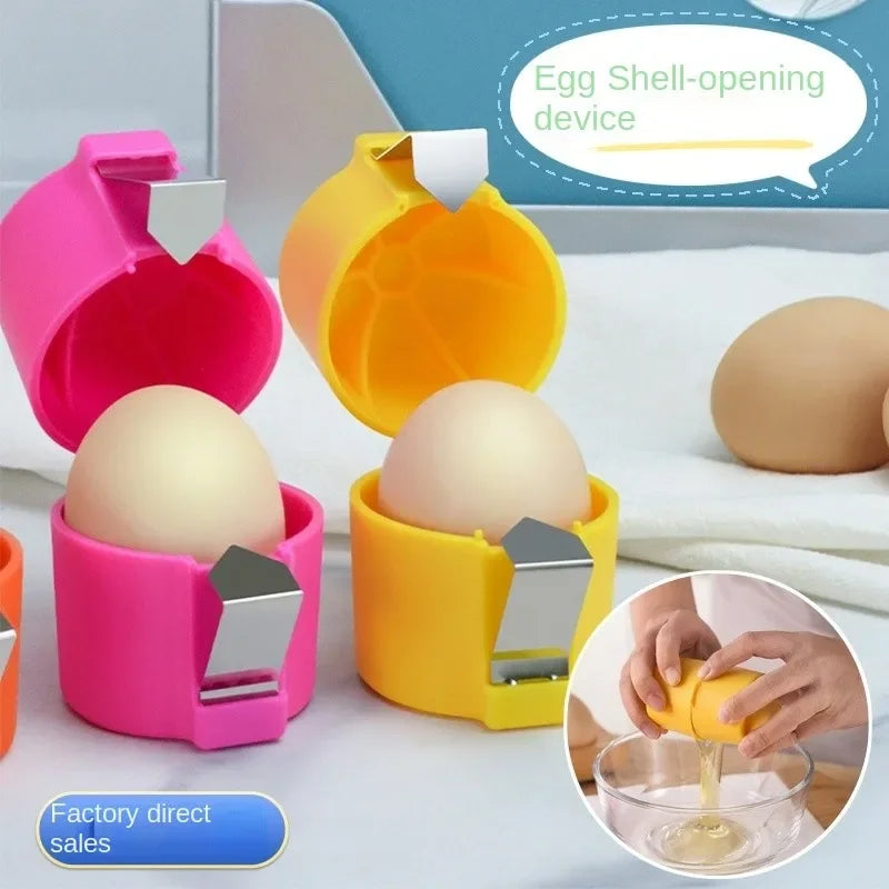 Eggshell Opener Beater And Egg Shell Separator Egg Holder Kitchen Gadget