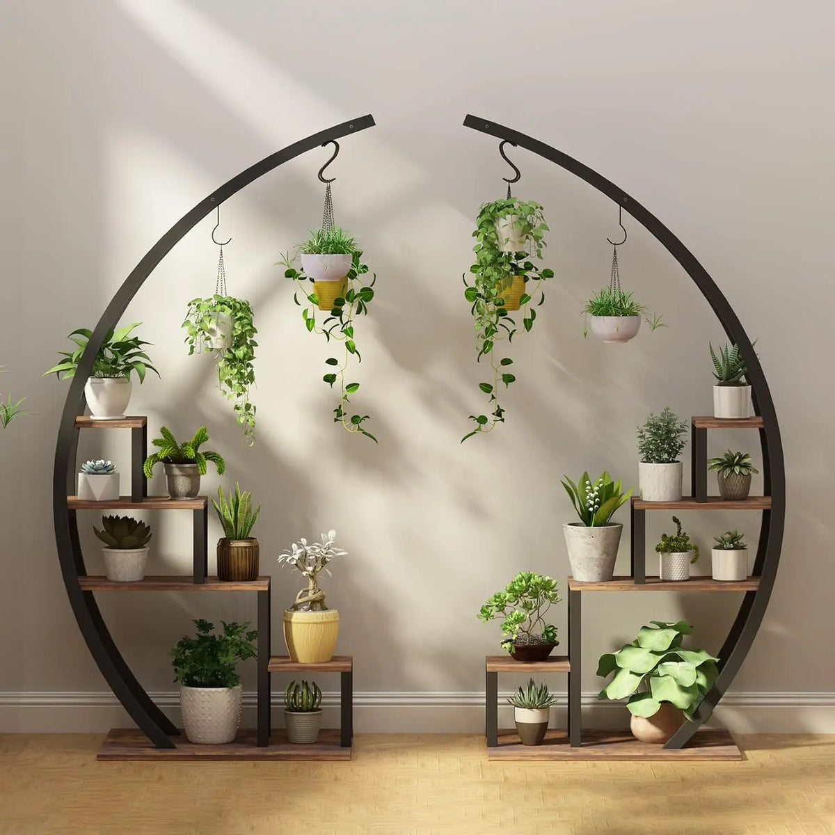 Twister.CK 5 Tier Metal Plant Stand For Home Garden Rack