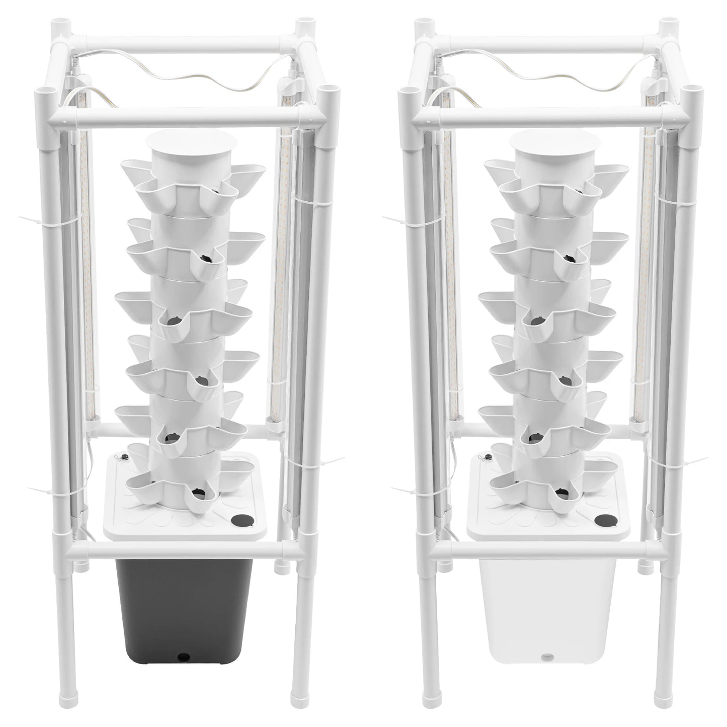 Hydroponic Growing System With LED Light And Stand