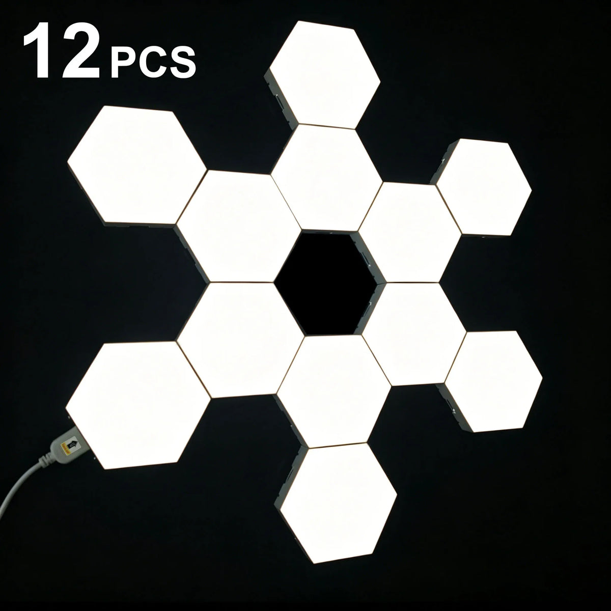 Fivemi Modular Hexagon LED Wall Lights With Touch Control
