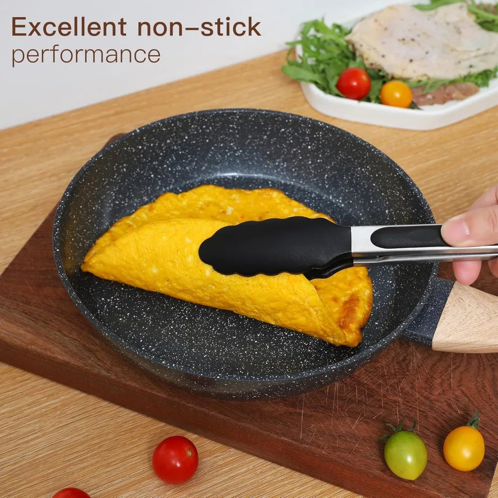 Ceramic Nonstick Cookware Set 15-Piece Pots and Pans