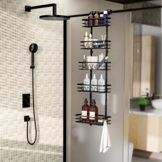 Acekool Over The Door Pantry Organizer Multilayer Metal Shelves