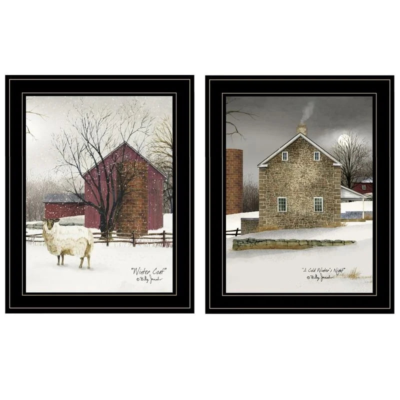 Cold Winter Vignette Framed Artwork By Billy Jacobs