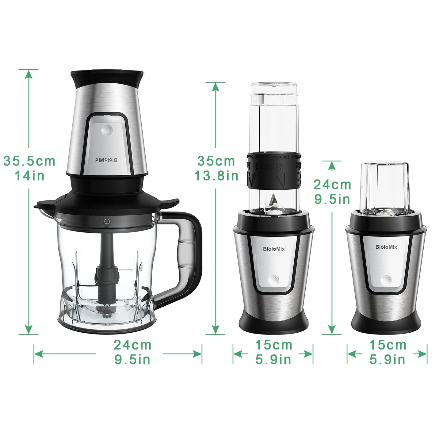 Biolomix 3-In-1 Multifunctional Food Processor 700W
