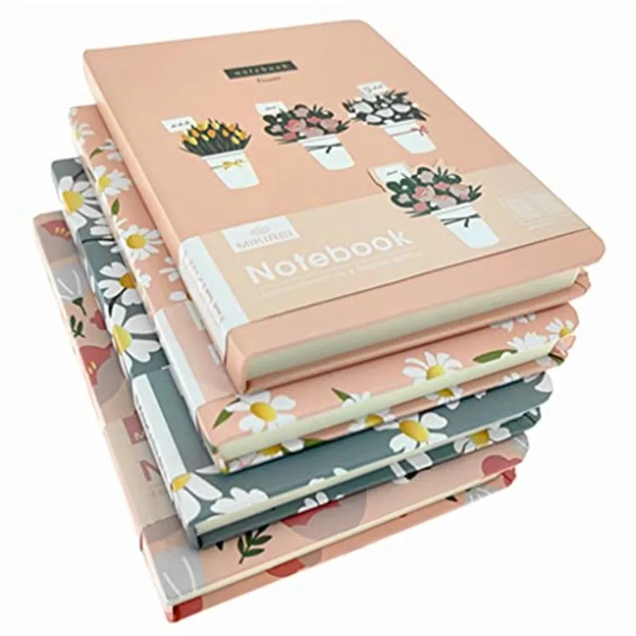 4 Pack Hardcover Notebooks Journal Ruled Pocket Steno Planner