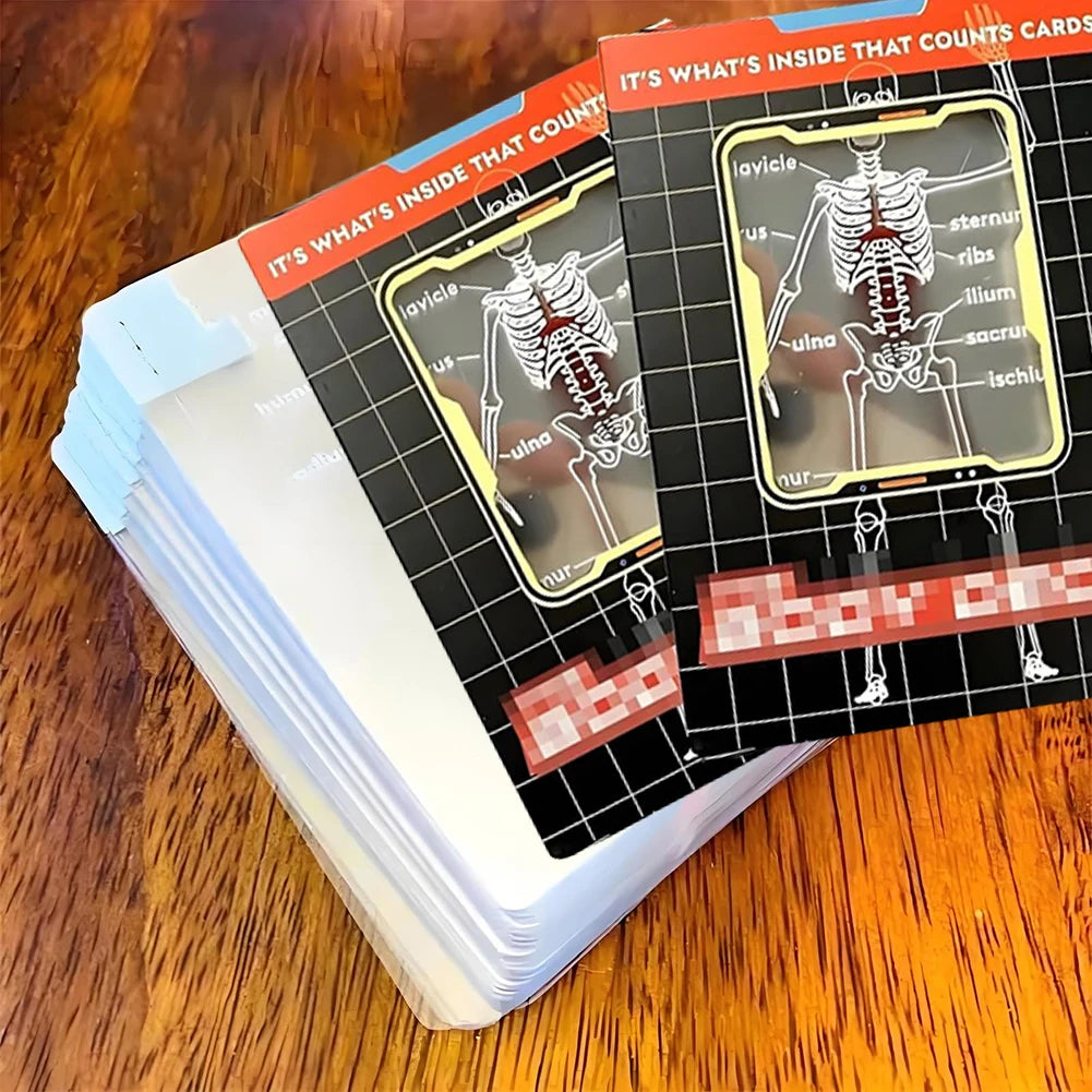 APWIKOGER Transparent Human Anatomy Playing Cards for Education Fun