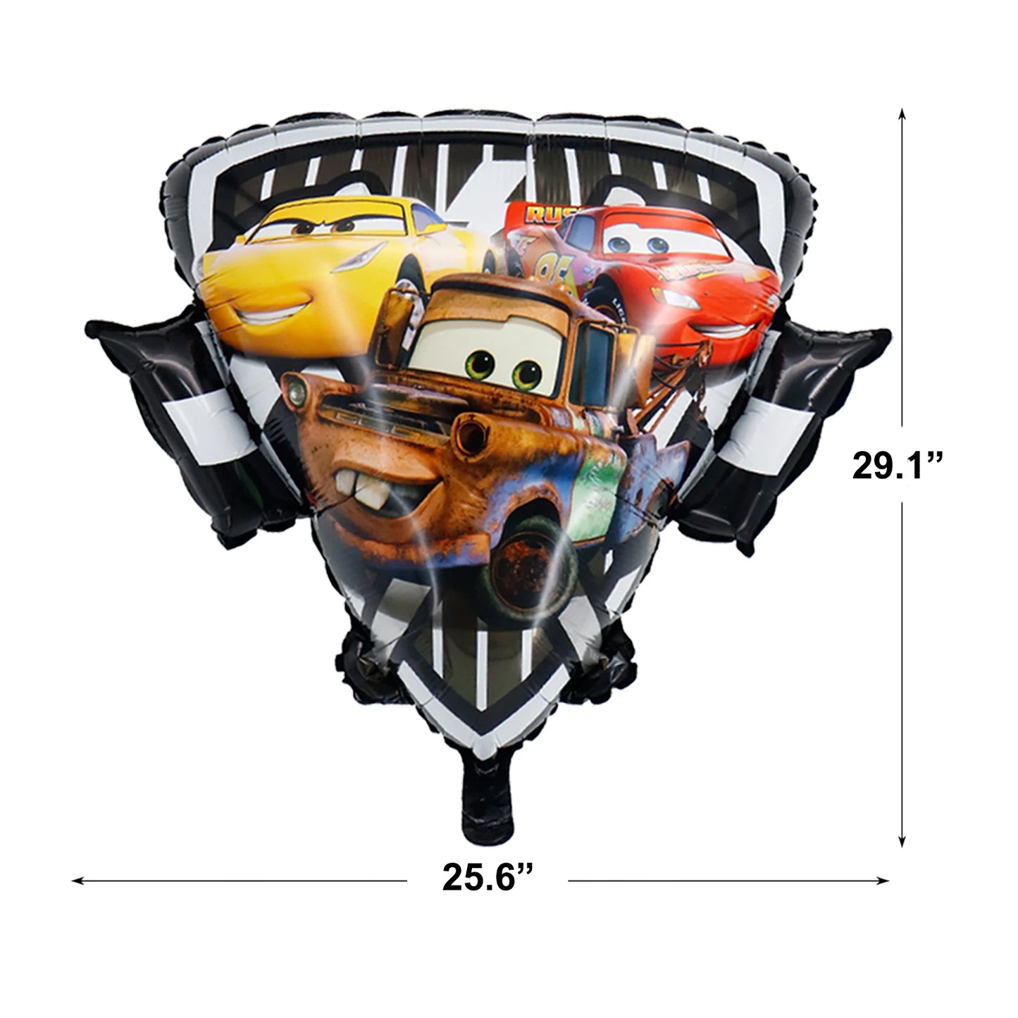Disney Cartoon Car Decoration Balloons 8Pc Foil Car Theme Party