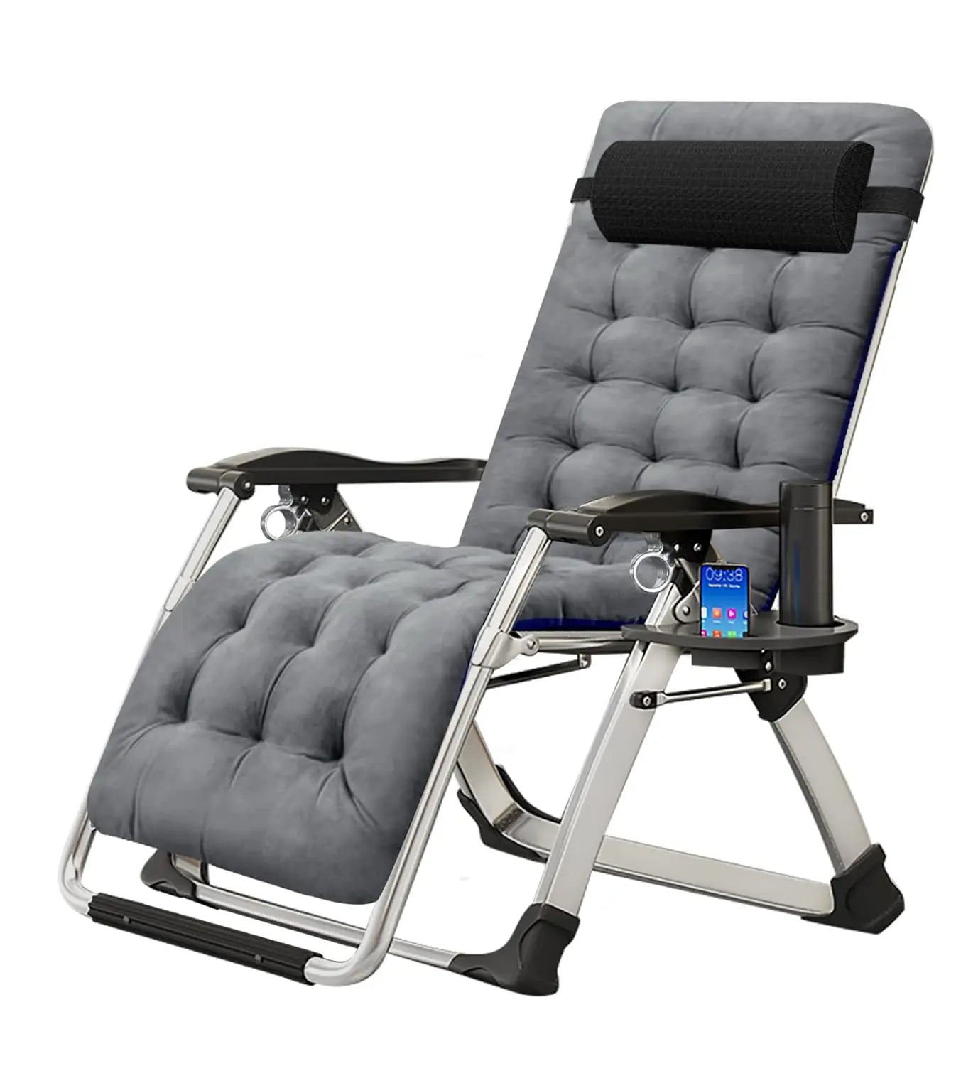 Zero Gravity Outdoor Folding Lounge Chair Premium Recliner Patio Chair