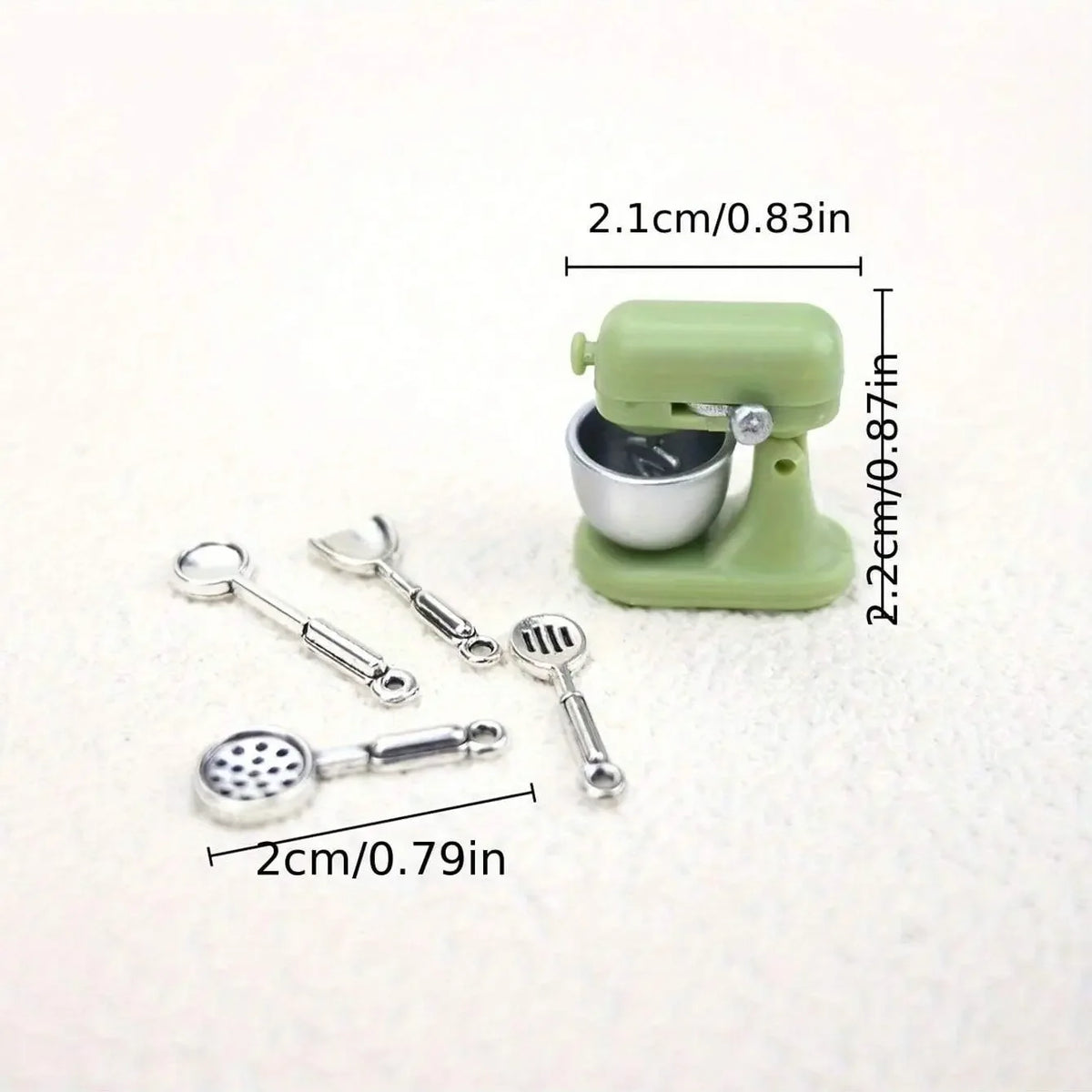 Christmas Kitchen Blender Figurine Set For DIY Home Decor