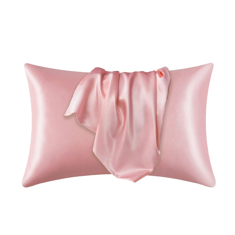 Silk Pillowcase Cover Satin Hair Beauty Pillow Case