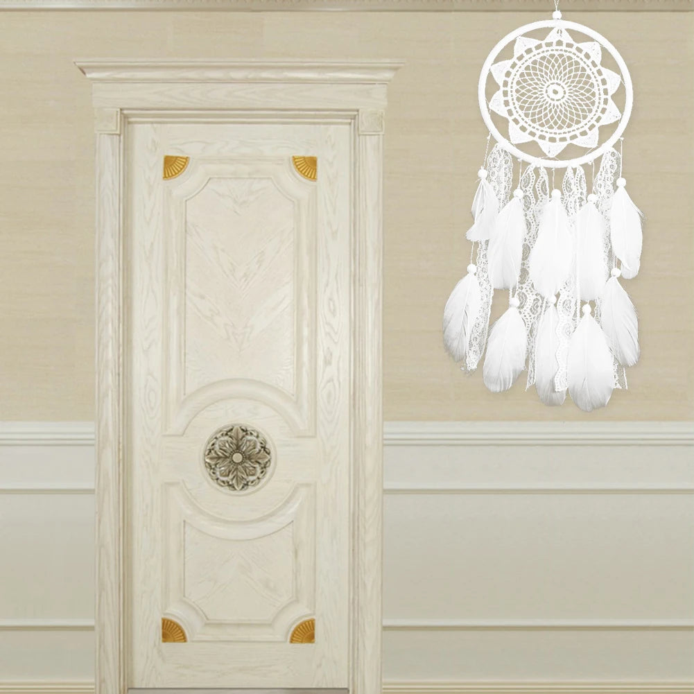 Shunmaii Dream Catcher Wind Chimes Circle Ring Wall Hanging Ornament