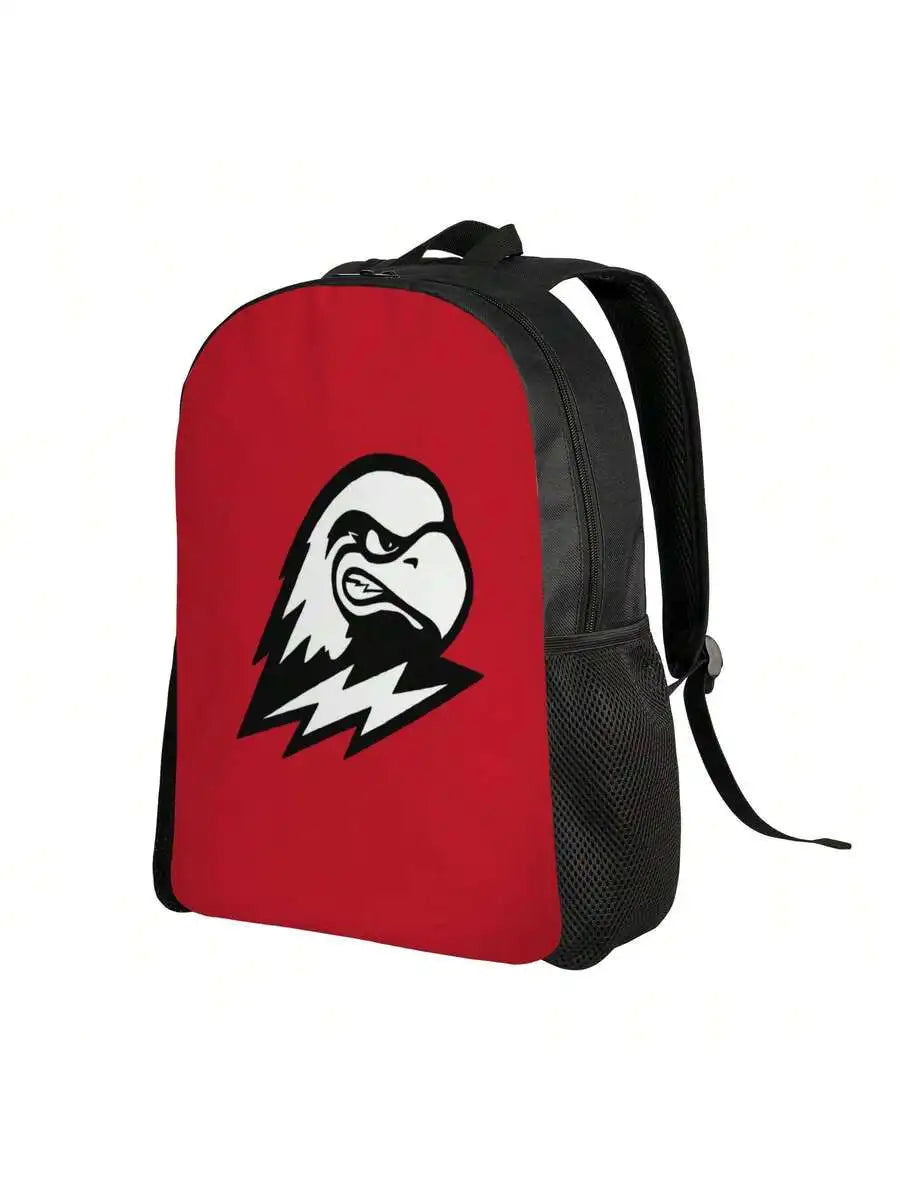 Logo Backpack For Adults Unisex Casual School Travel Bag Polyester