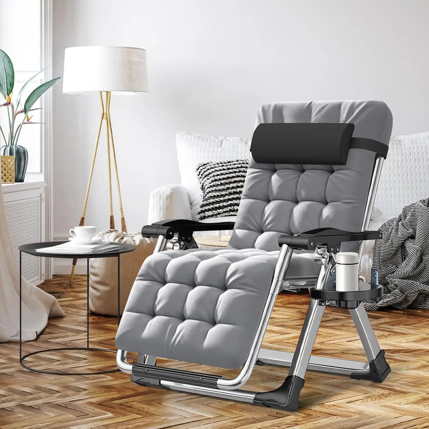 Zero Gravity Outdoor Folding Lounge Chair Premium Recliner Patio Chair