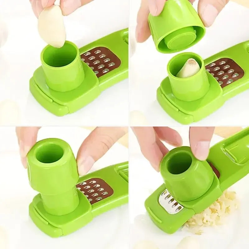 Mini Garlic Grinder Manual Press For Garlic Mashing Kitchen Gadget