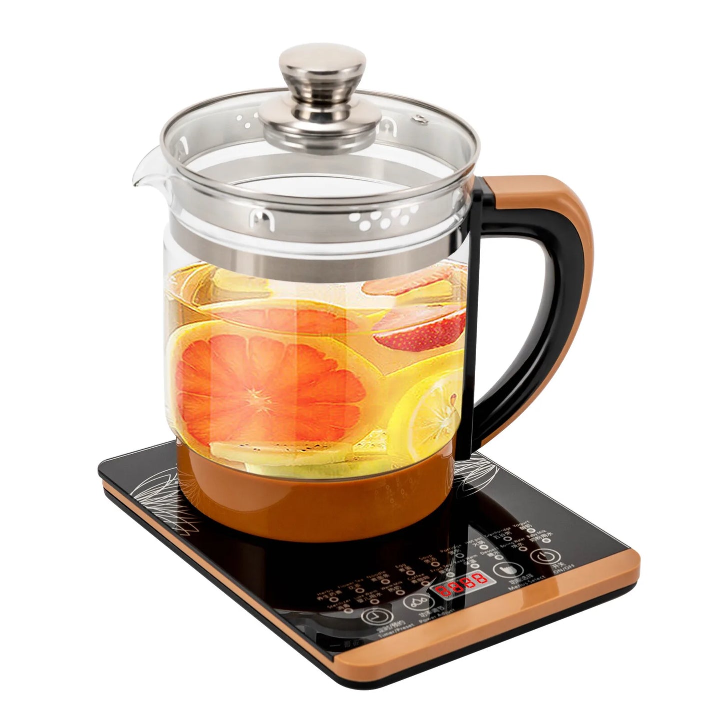 Electric Glass Kettle With Keep Warm And 6 Temperature Settings