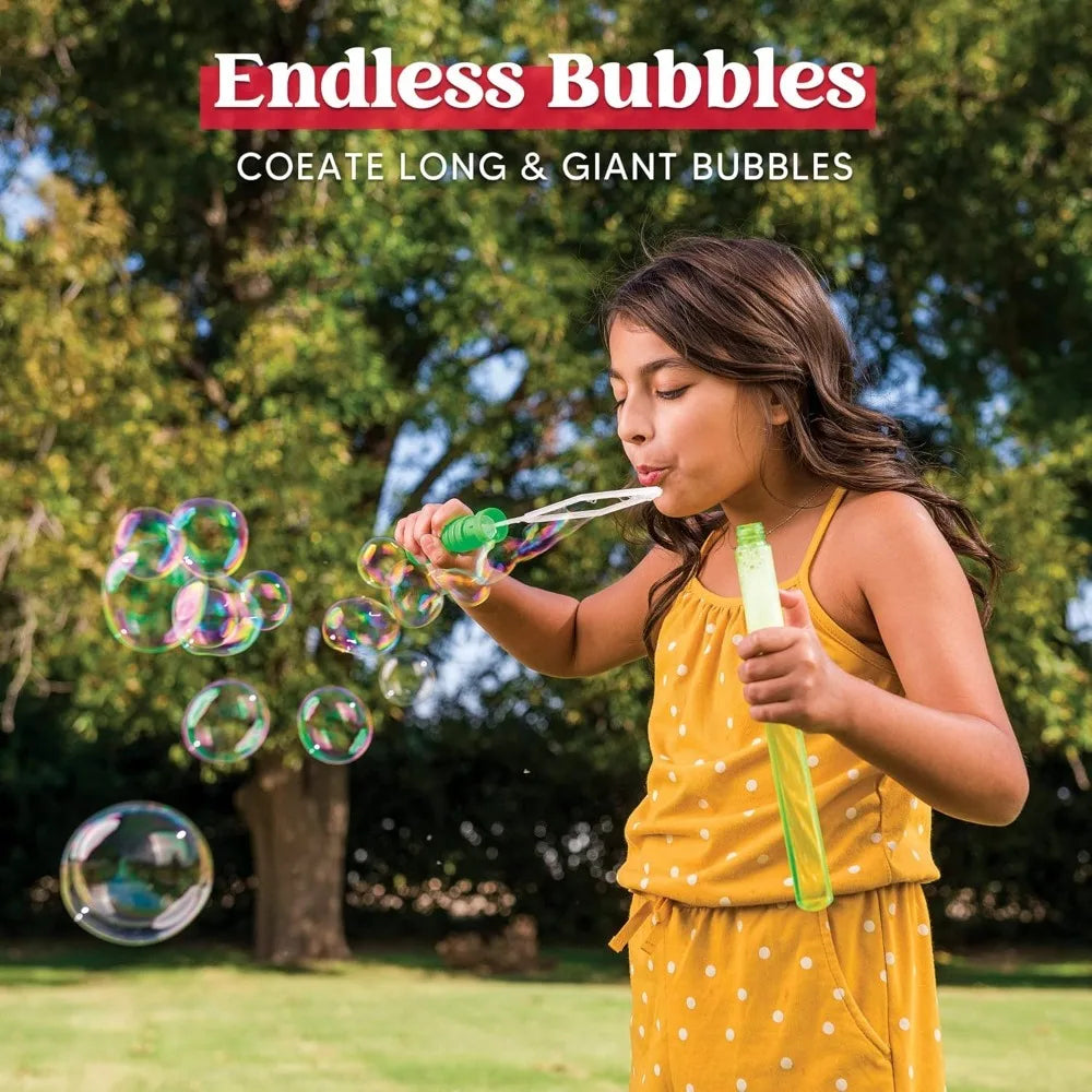 Joyfy 24 Pack Large Bubble Wands For Outdoor Summer Play