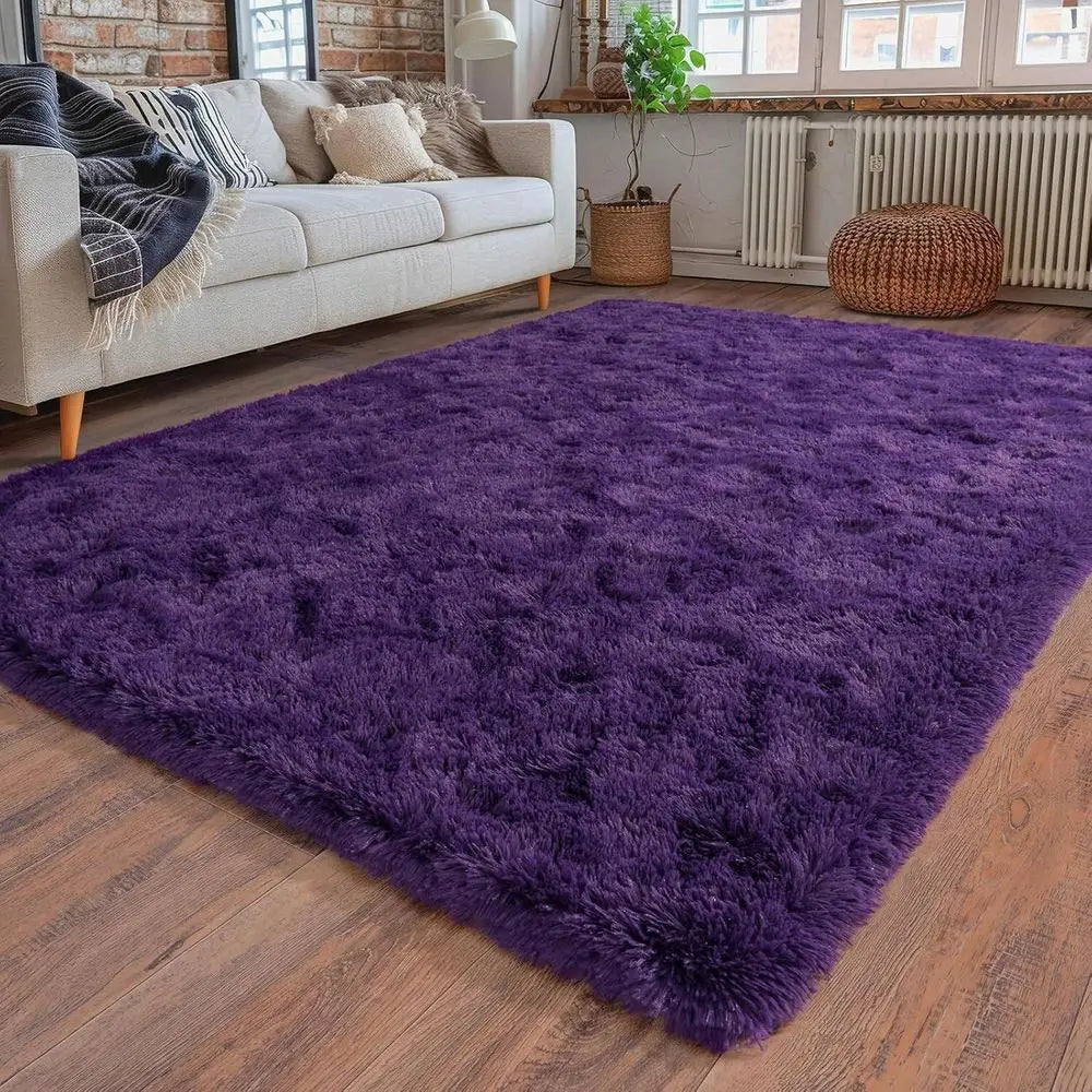 Shaggy Plush Rug For Living Room And Bedroom Premium Comfort