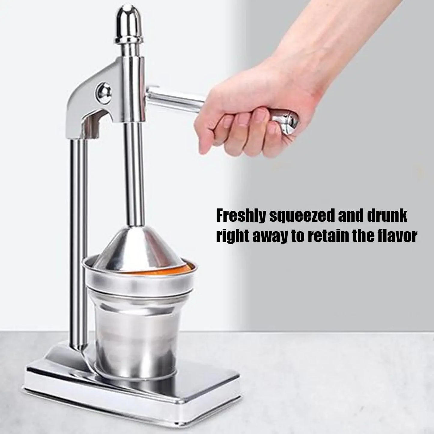 Stainless Steel Manual Juicer For Oranges And Fruit