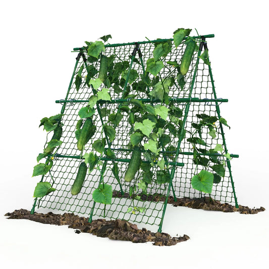 HiMISS Raised Bed Trellis Frame Garden Netting for Climbing Plants