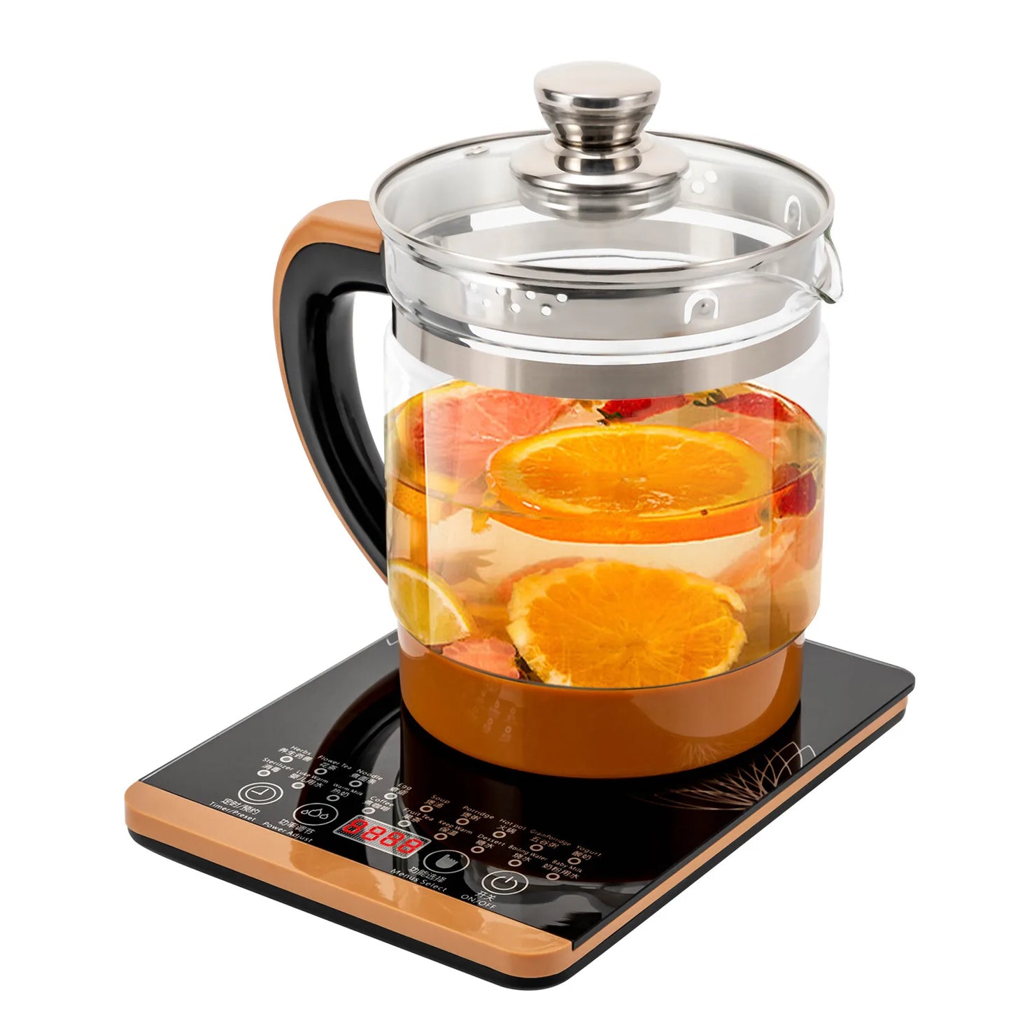 Electric Glass Kettle With Keep Warm And 6 Temperature Settings