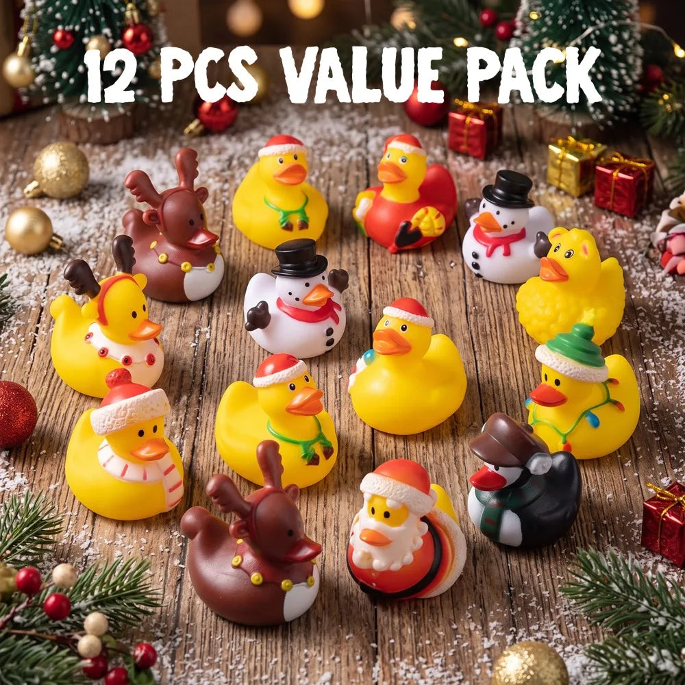 Joyfy Christmas Duck Toy Set