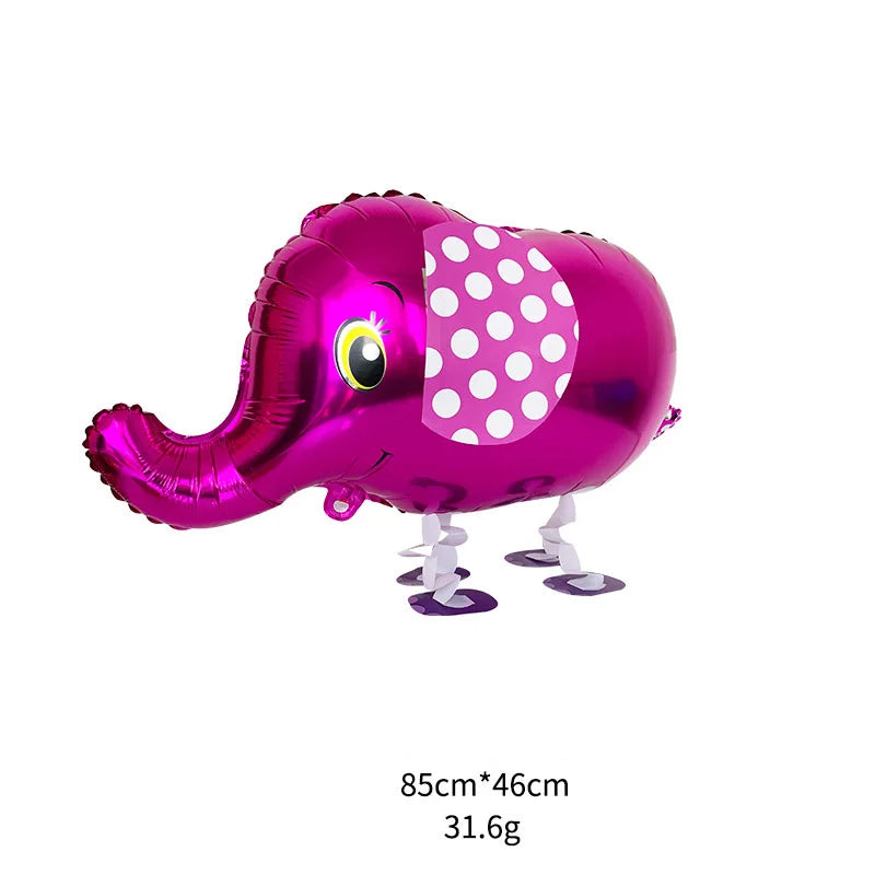 Cartoon Foil Walking Animal Balloon Helium Filling Kids Birthday Party Decor