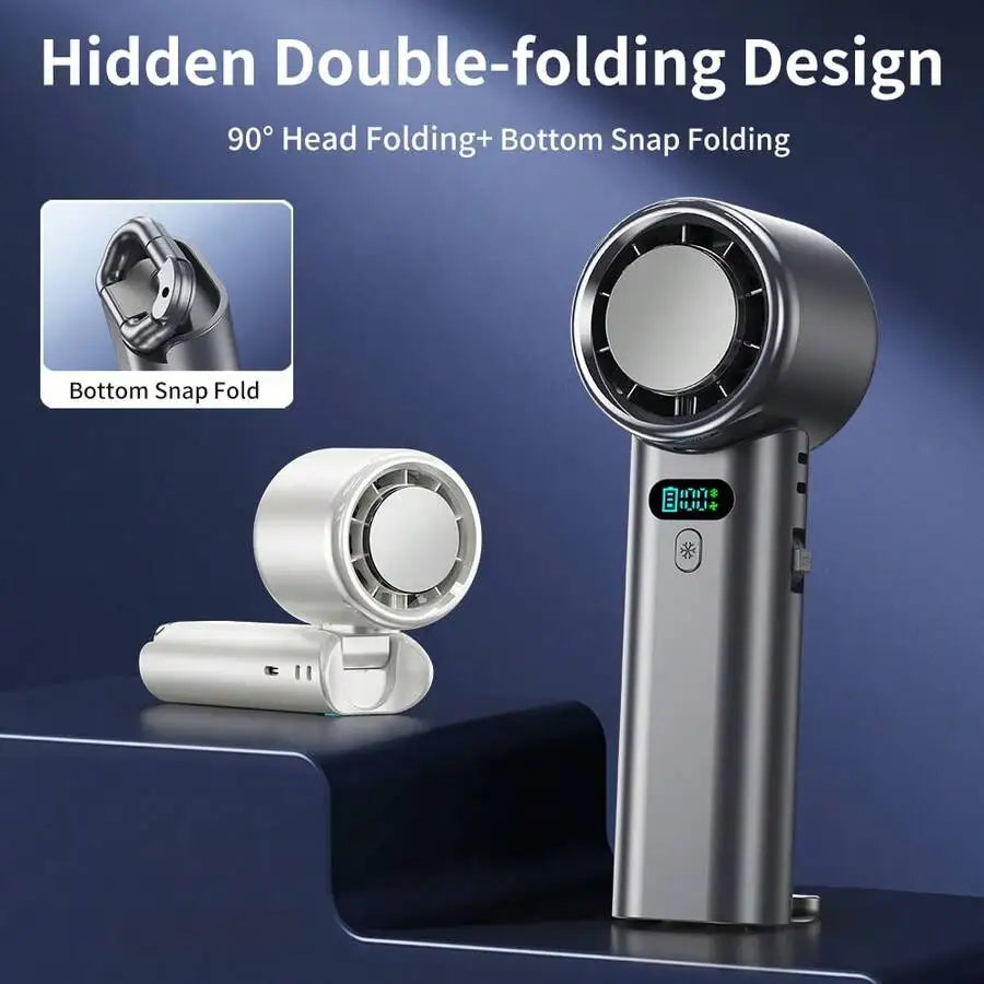 Portable USB Mini Handheld Fan High Speed Cooling For Travel