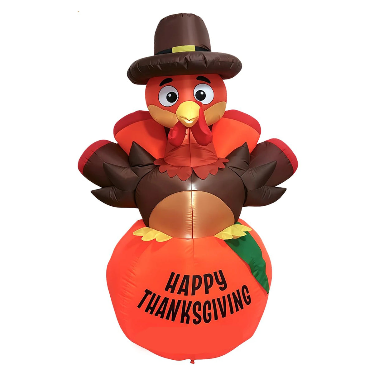 HiMISS Thanksgiving Inflatable Pumpkin Turkey LED Lights Outdoor Holiday Decor