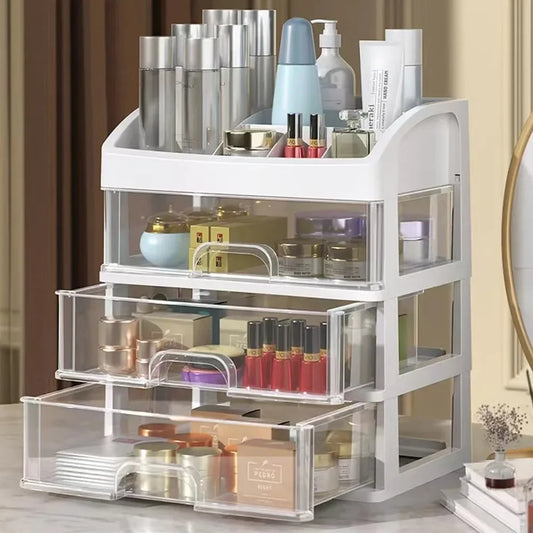 AEDG Multi-Layer Desktop Storage Box Cabinet Cosmetics Jewelry