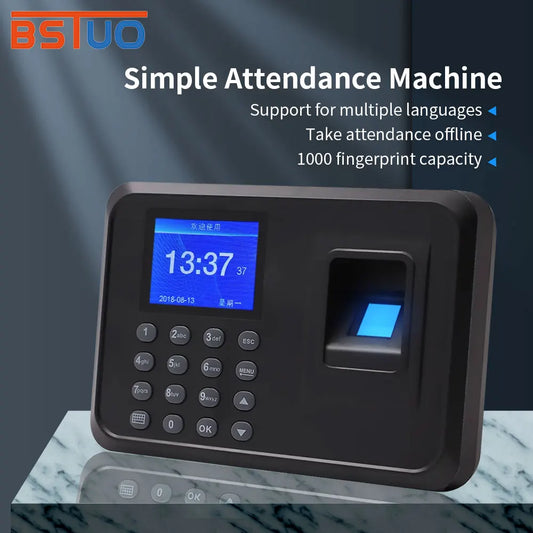 Asia-Teco Biometric Fingerprint Time Attendance Machine For Employee Recognition
