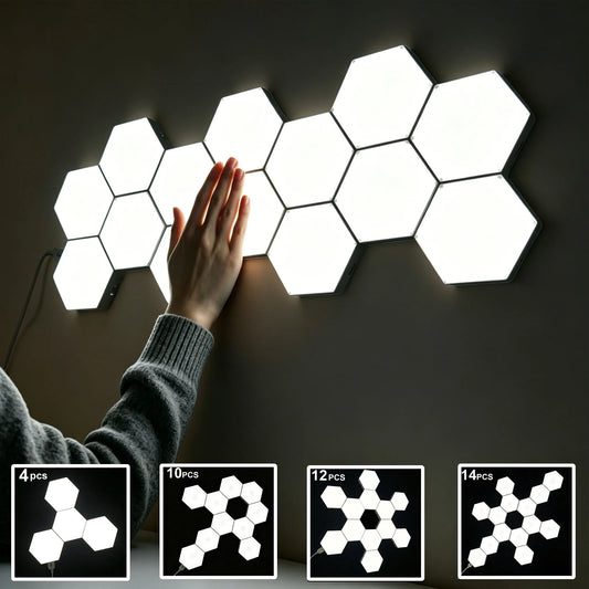 Fivemi Modular Hexagon LED Wall Lights With Touch Control