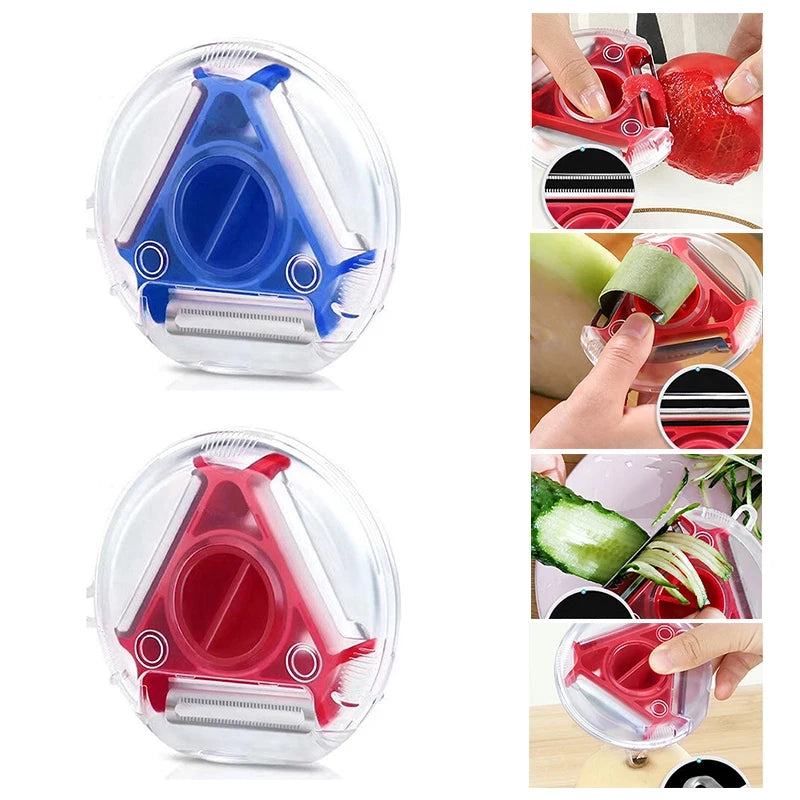 YOCITY 3in1 Magic Trio Peeler Slicer Shredder Julienne Cutter