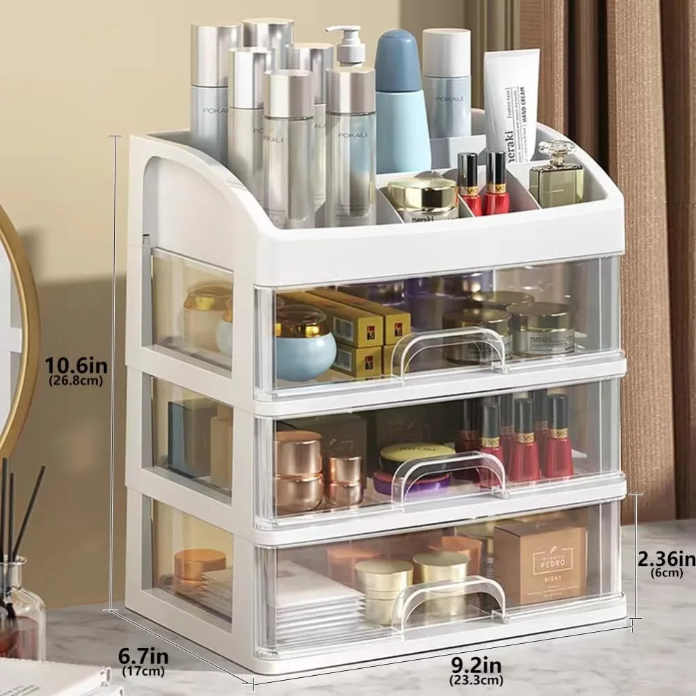 AEDG Multi-Layer Desktop Storage Box Cabinet Cosmetics Jewelry